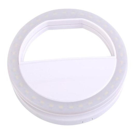 Portable LED Selfie Ring Light with Makeup Mirror