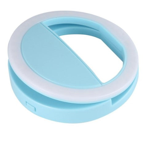 Portable LED Selfie Ring Light with Makeup Mirror