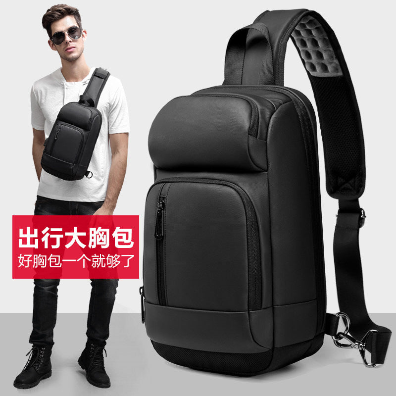 Models outdoor leisure shoulder bag travel Messenger bag custom boutique fashion men's chest bag