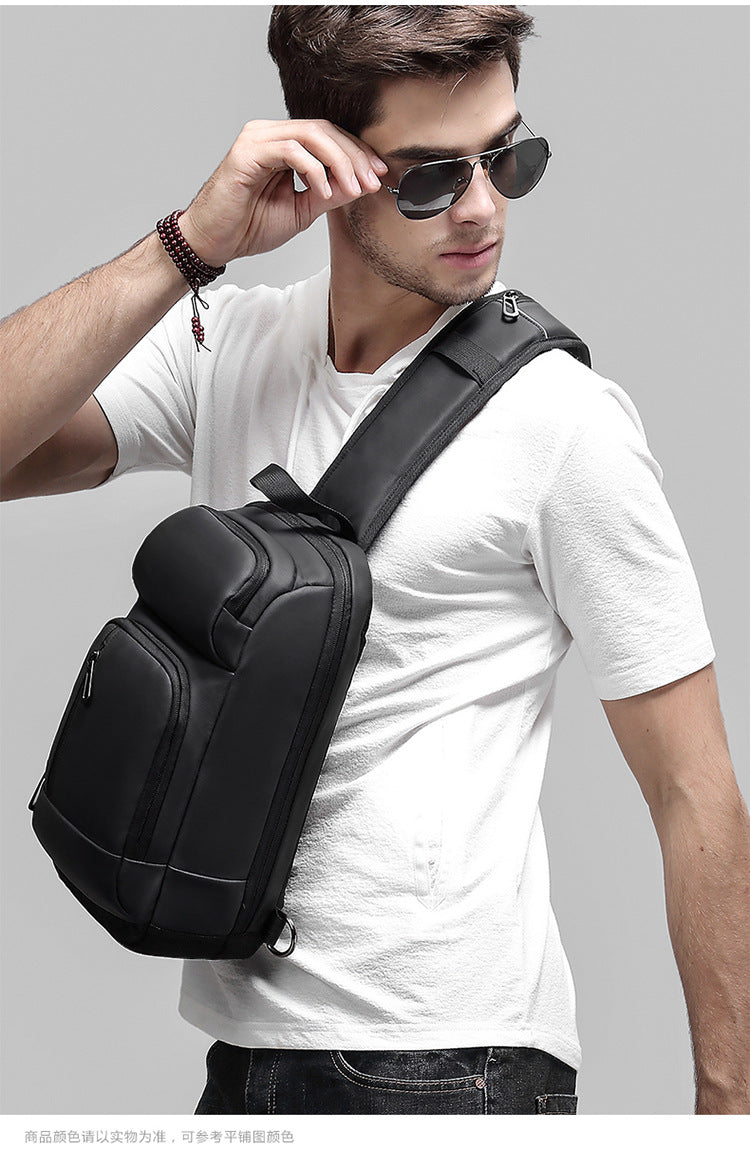 Models outdoor leisure shoulder bag travel Messenger bag custom boutique fashion men's chest bag