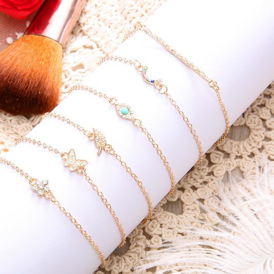 Jewelry six-piece suit bracelet