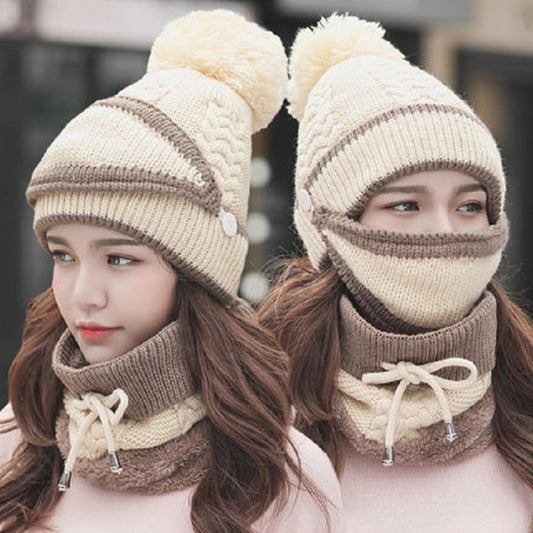 Women's Winter Cycling Hat Set