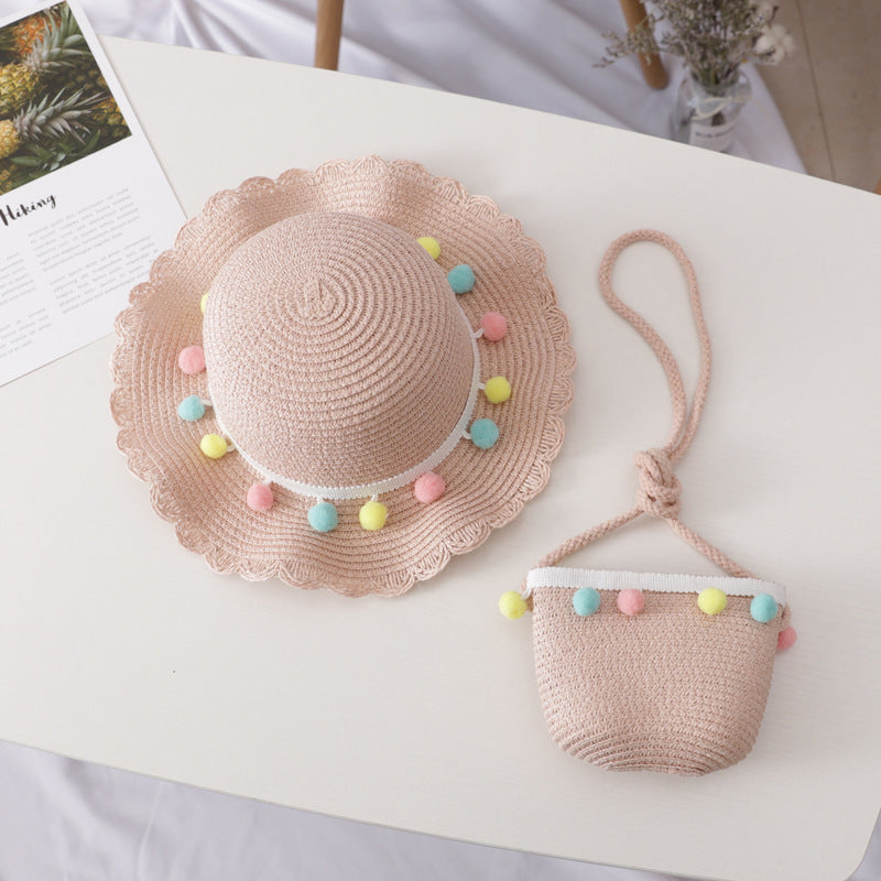 Children's Summer Straw Sun Hat