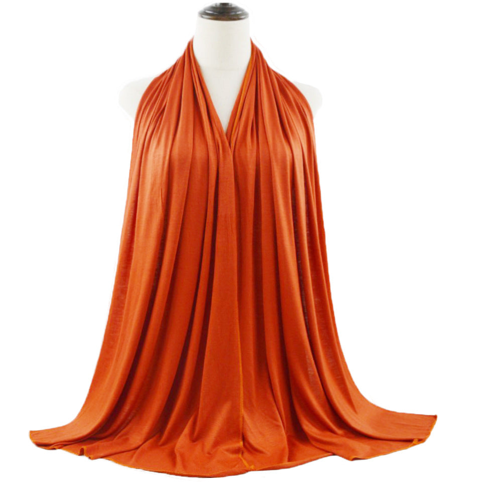 Solid Color Long Scarf