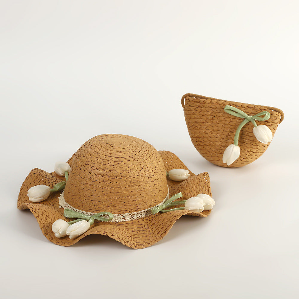 Children's Summer Straw Sun Hat