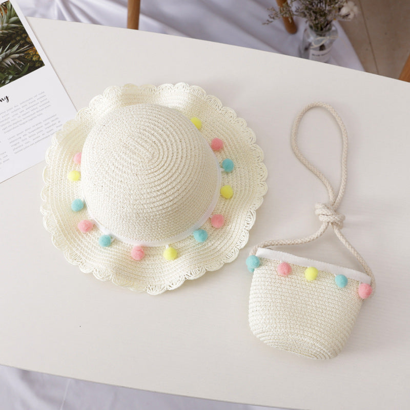 Children's Summer Straw Sun Hat