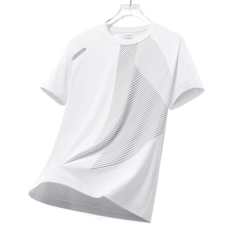 Men's Summer Ice Silk Mesh T-Shirt
