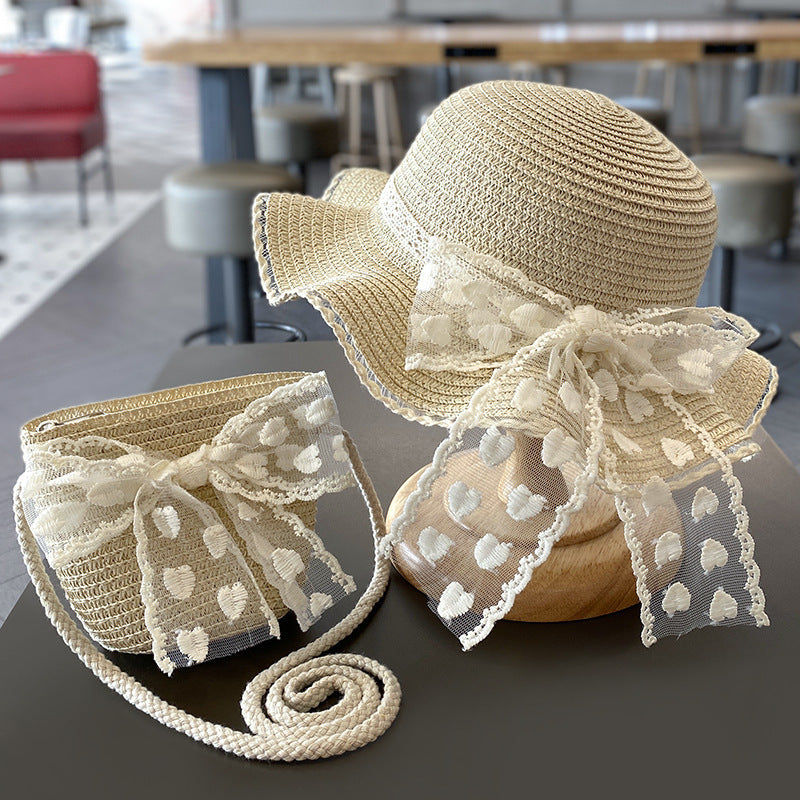 Children's Summer Straw Sun Hat