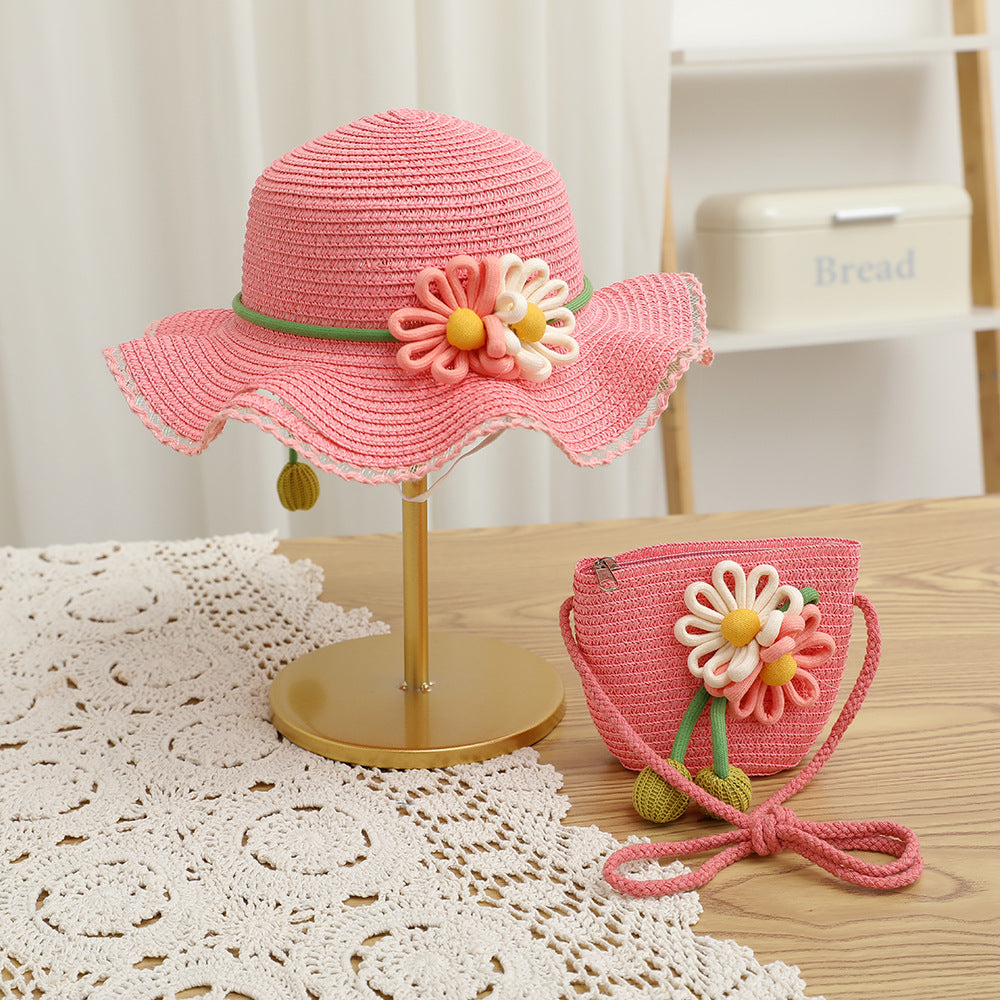 Children's Summer Straw Sun Hat