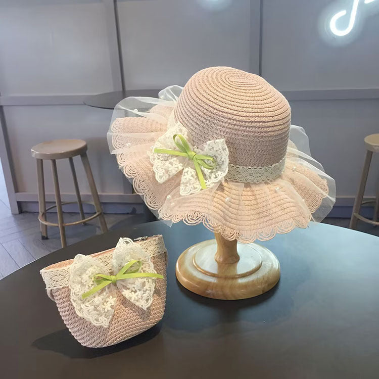 Children's Summer Straw Sun Hat