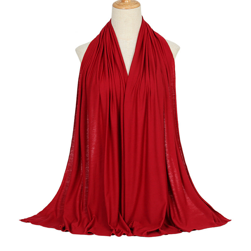 Solid Color Long Scarf