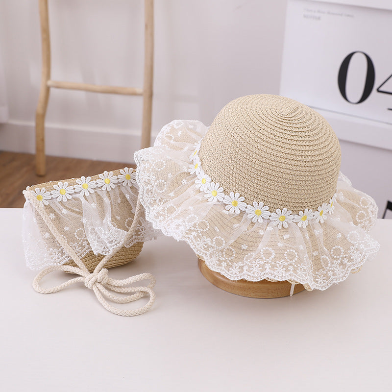 Children's Summer Straw Sun Hat