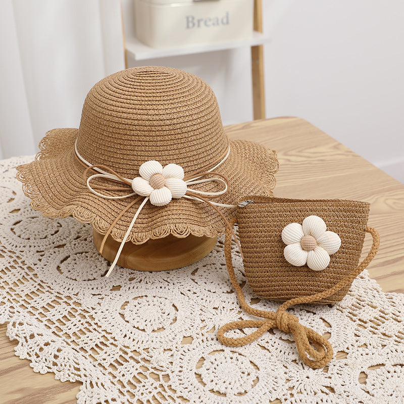 Children's Summer Straw Sun Hat