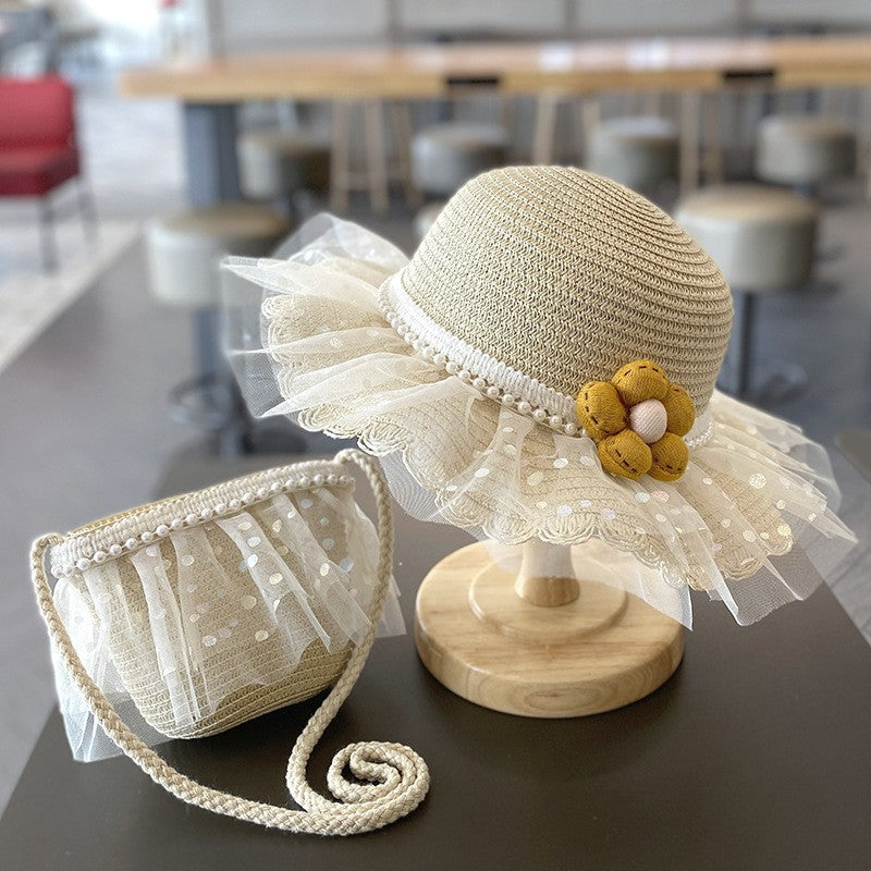 Children's Summer Straw Sun Hat