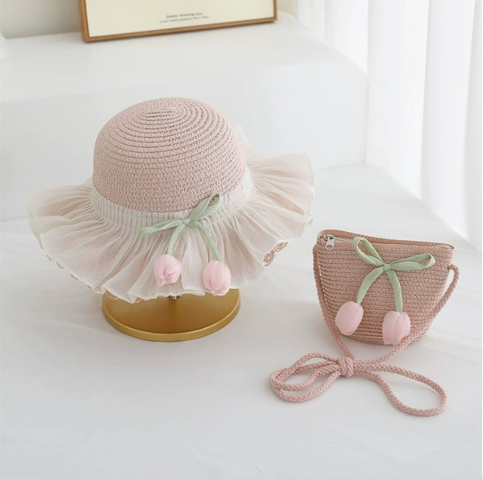 Children's Summer Straw Sun Hat