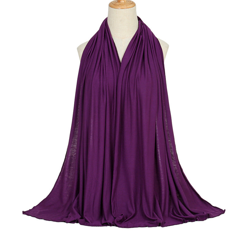 Solid Color Long Scarf