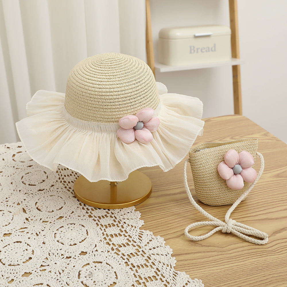 Children's Summer Straw Sun Hat