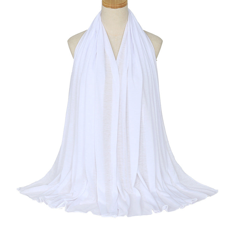 Solid Color Long Scarf