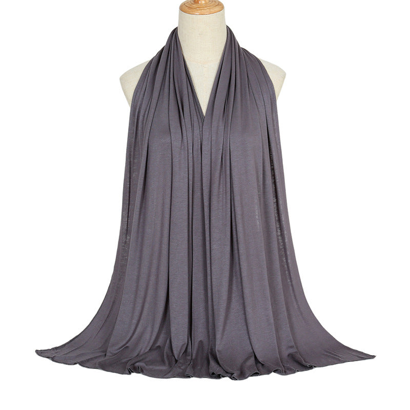 Solid Color Long Scarf