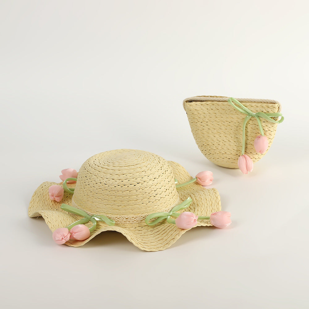 Children's Summer Straw Sun Hat