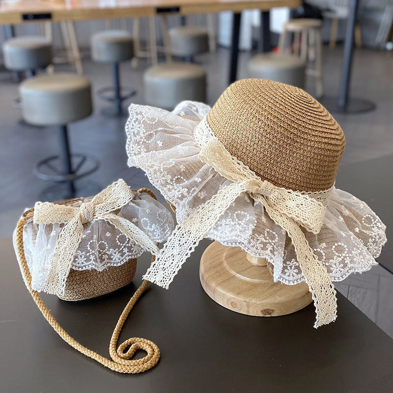 Children's Summer Straw Sun Hat