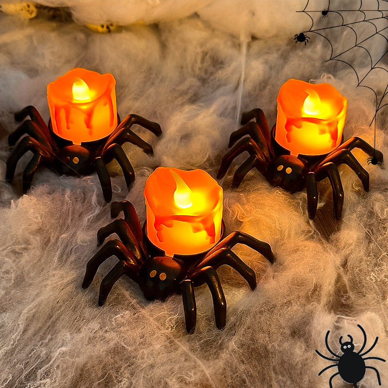 Halloween LED Spider Candle Light