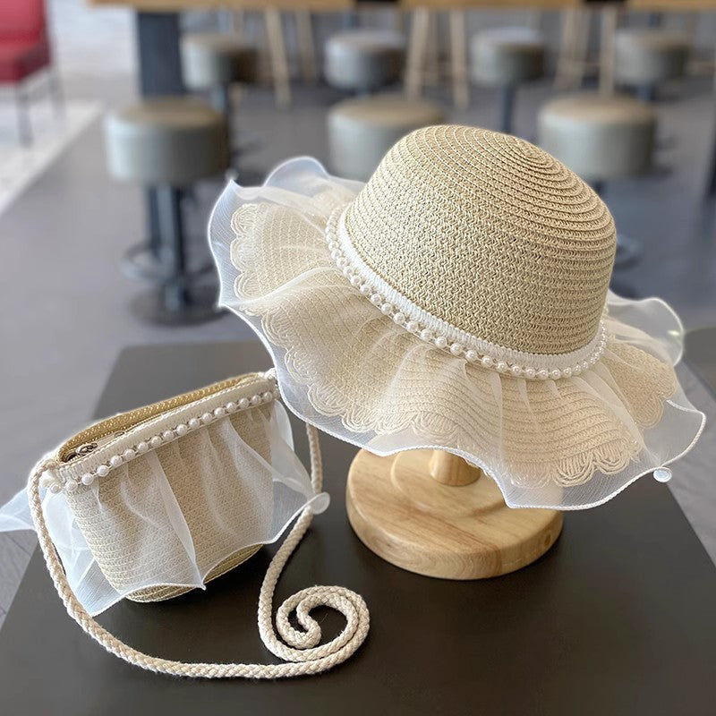 Children's Summer Straw Sun Hat