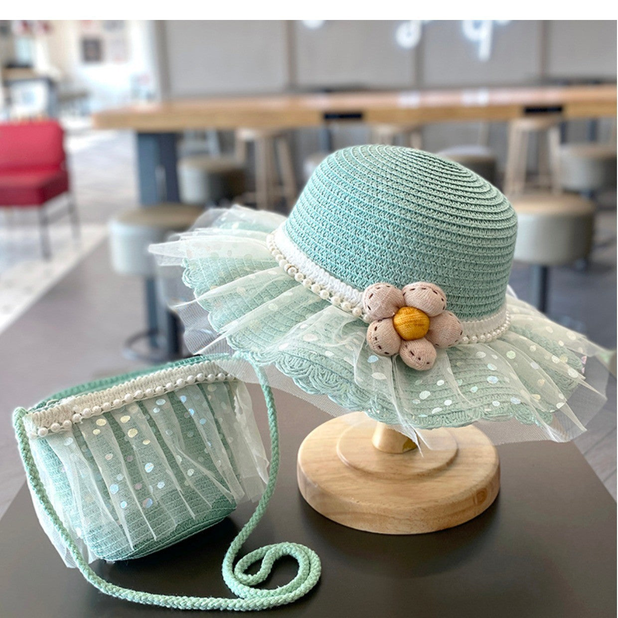 Children's Summer Straw Sun Hat