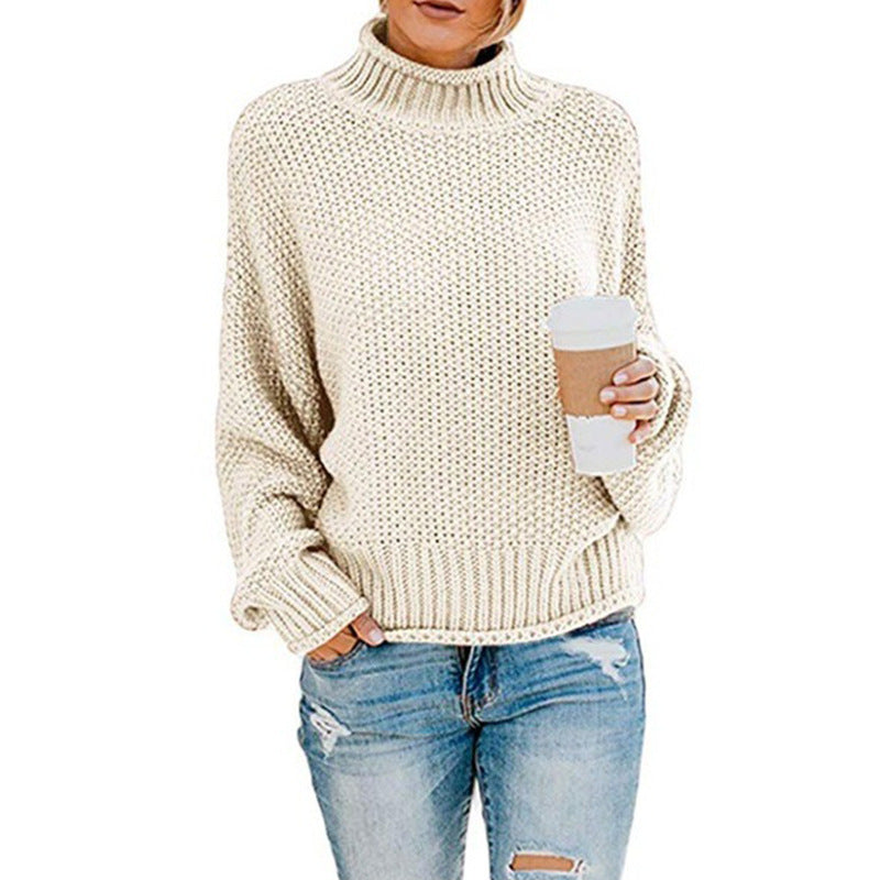 Women's Turtleneck Knit Sweater