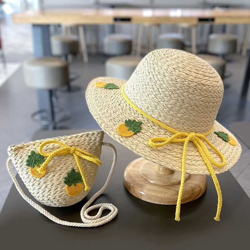 Children's Summer Straw Sun Hat