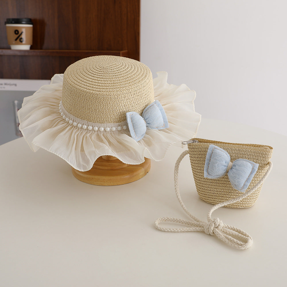 Children's Summer Straw Sun Hat