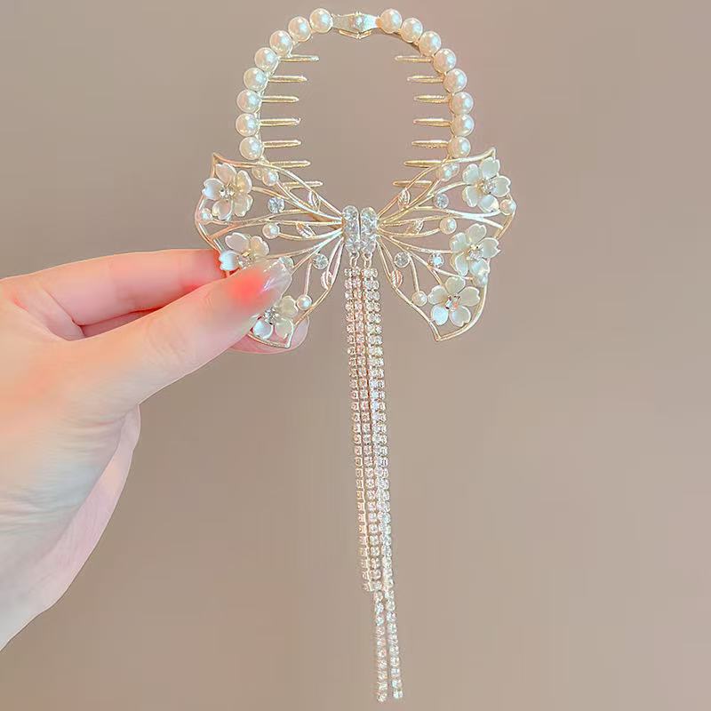 Girls' Tassel Ponytail Hair Clip