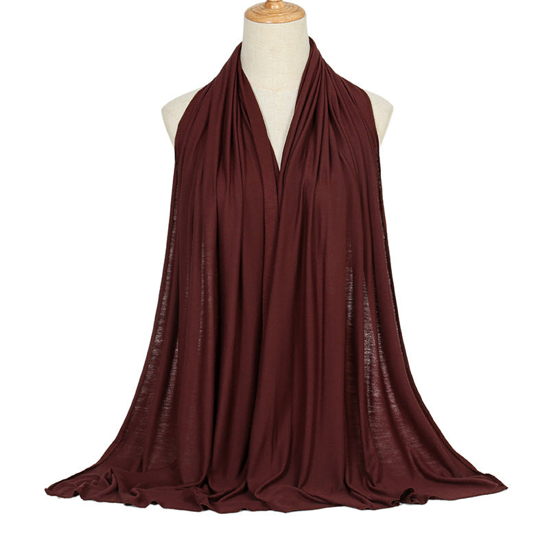 Solid Color Long Scarf