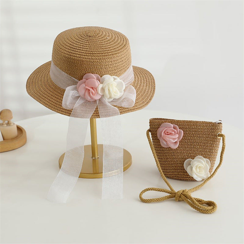 Children's Summer Straw Sun Hat
