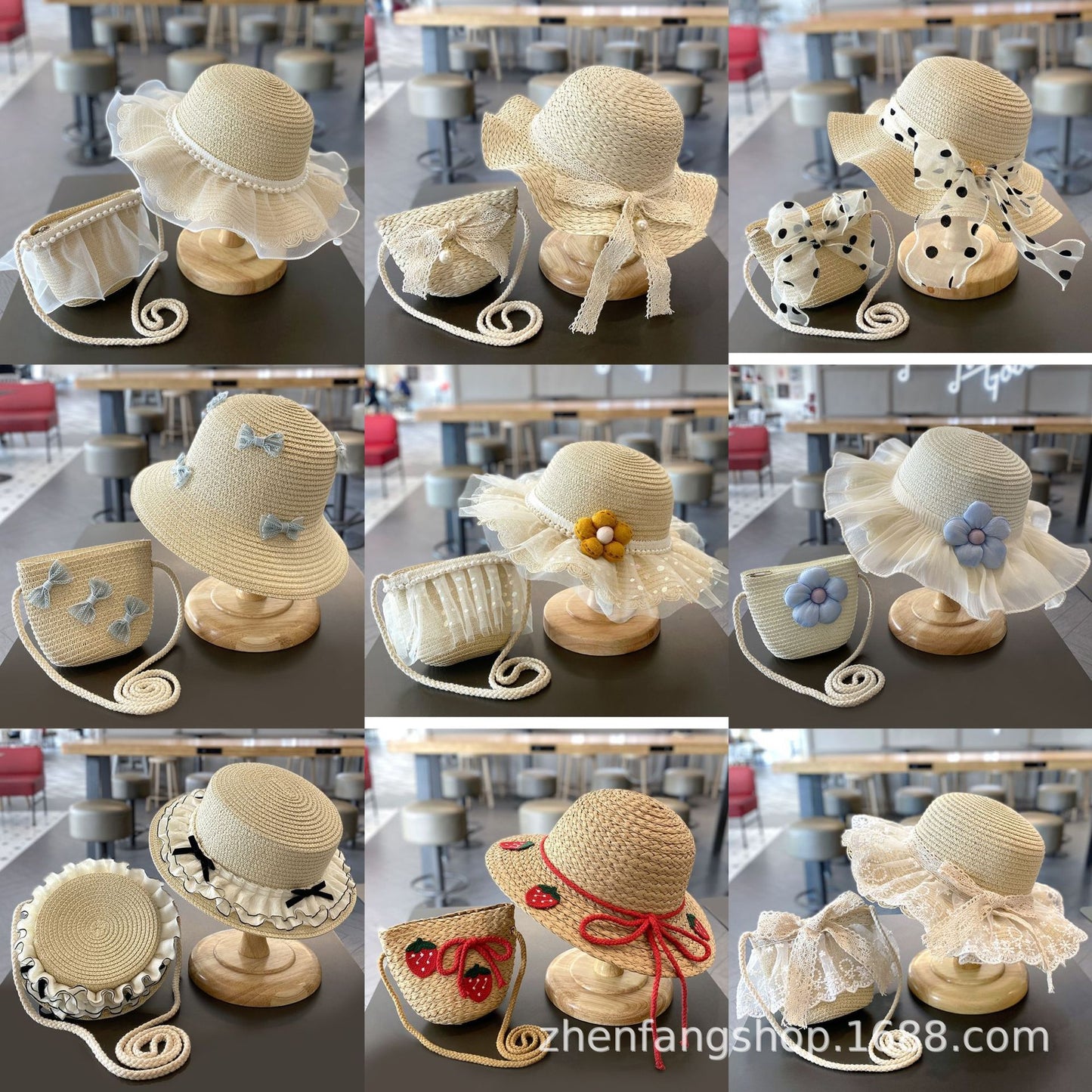 Children's Summer Straw Sun Hat
