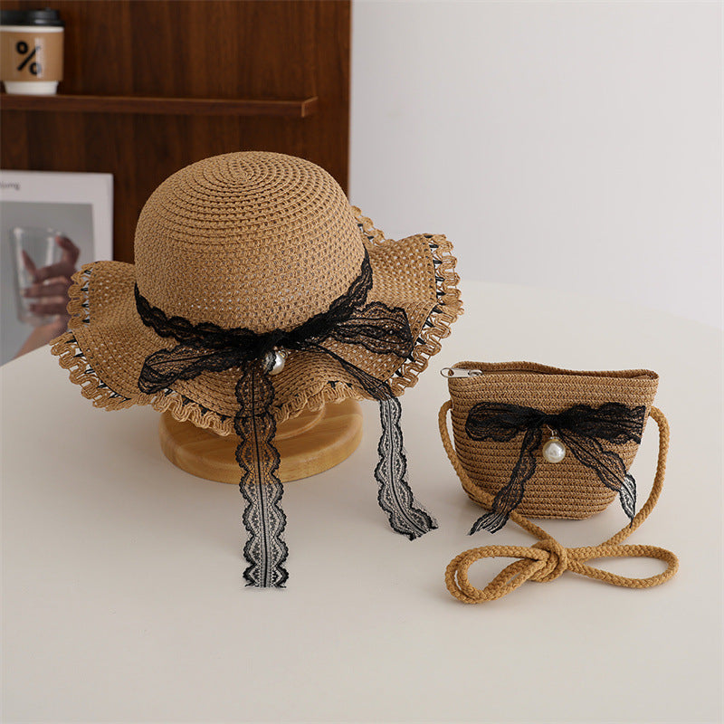 Children's Summer Straw Sun Hat