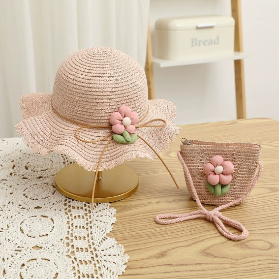 Children's Summer Straw Sun Hat