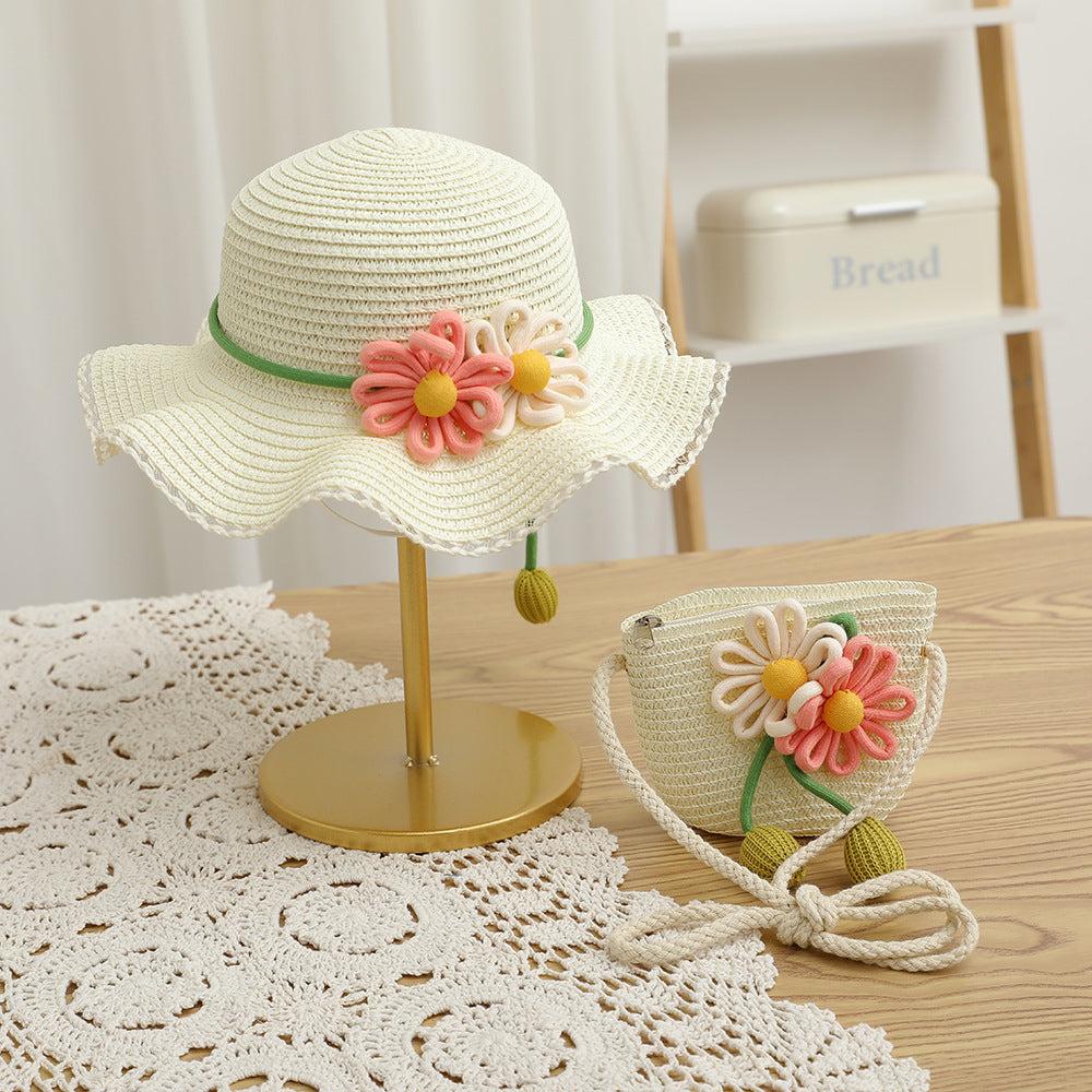 Children's Summer Straw Sun Hat