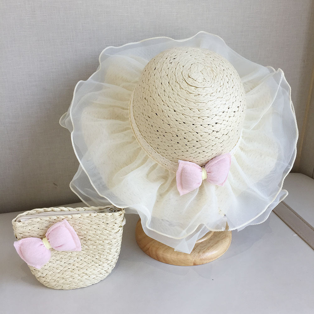 Children's Summer Straw Sun Hat