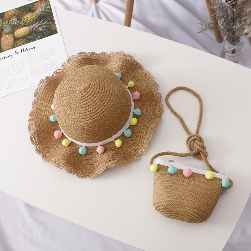 Children's Summer Straw Sun Hat