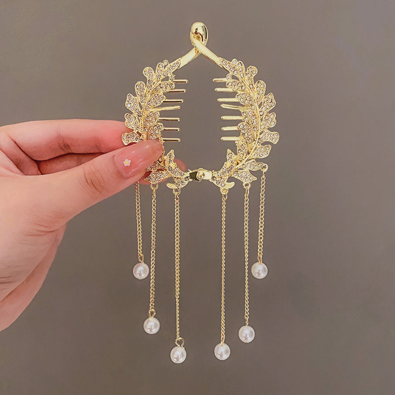 Girls' Tassel Ponytail Hair Clip