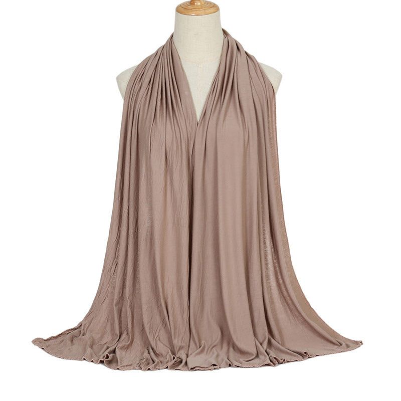 Solid Color Long Scarf