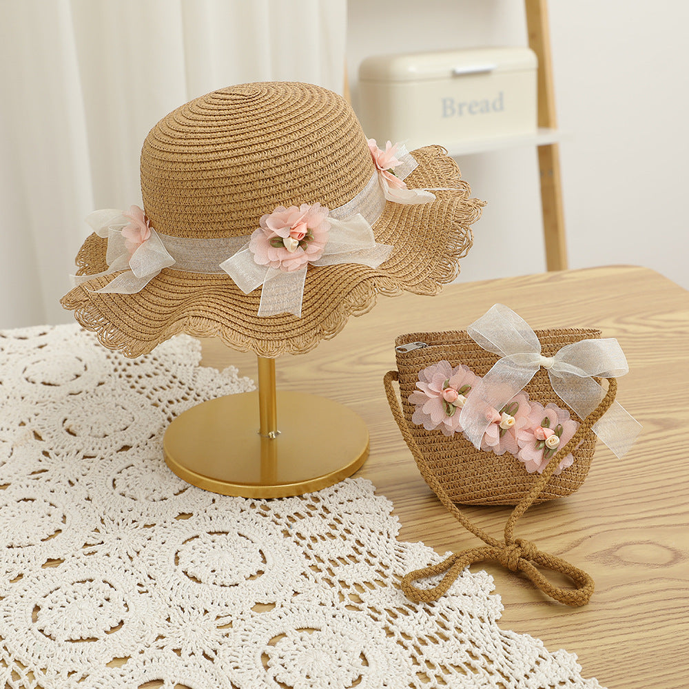 Children's Summer Straw Sun Hat
