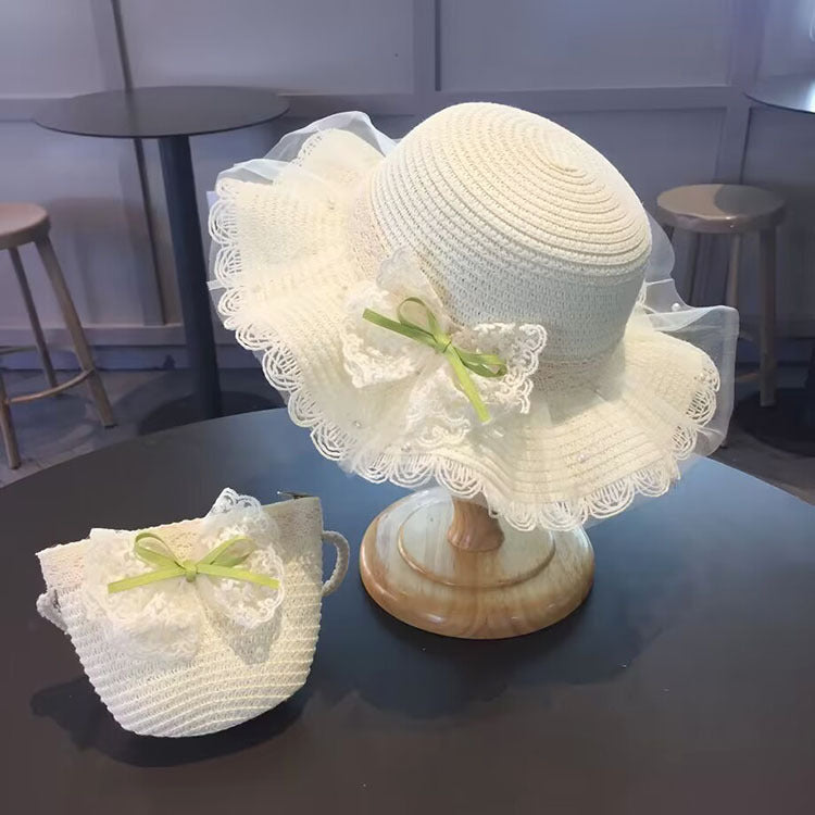 Children's Summer Straw Sun Hat