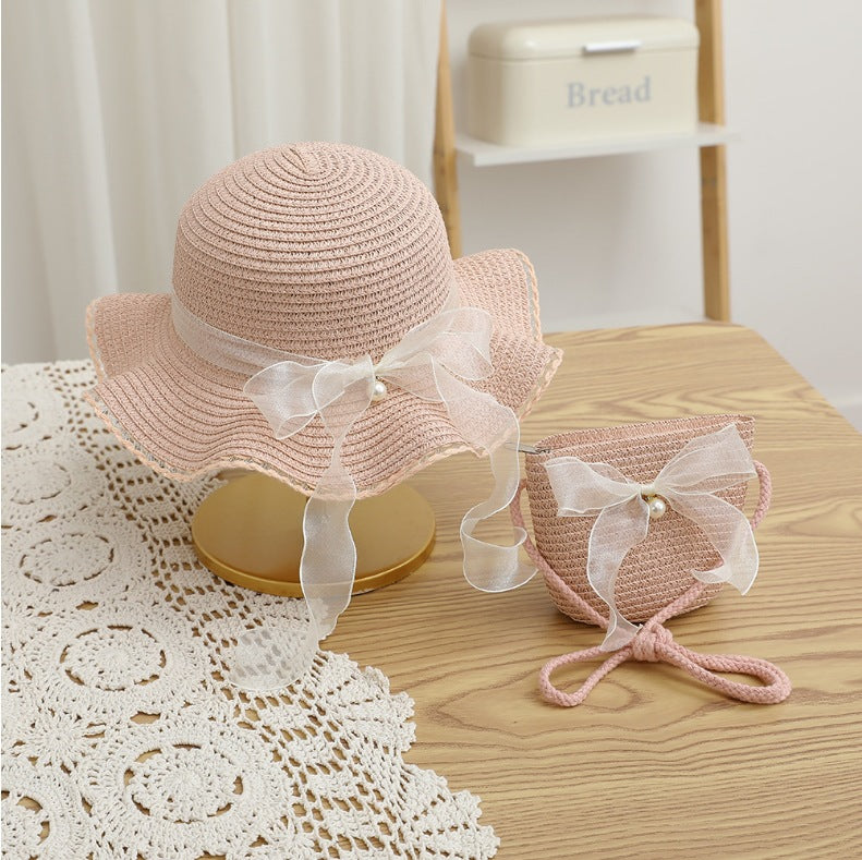 Children's Summer Straw Sun Hat