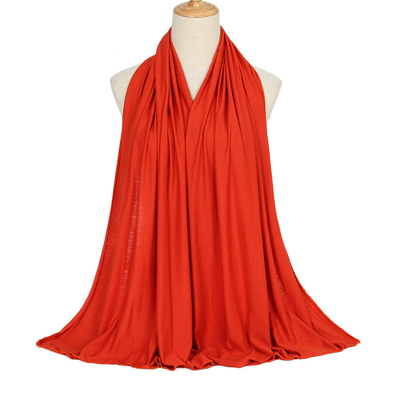 Solid Color Long Scarf