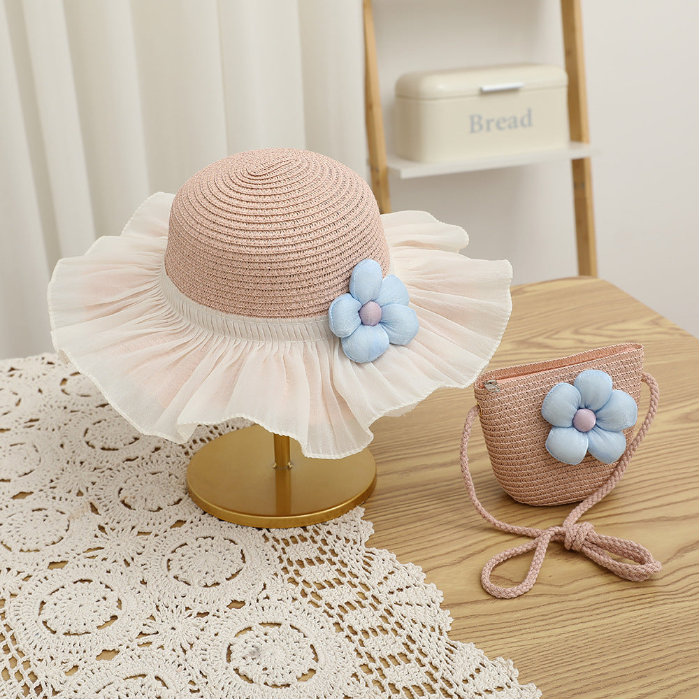Children's Summer Straw Sun Hat