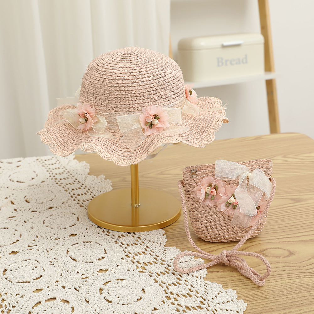 Children's Summer Straw Sun Hat