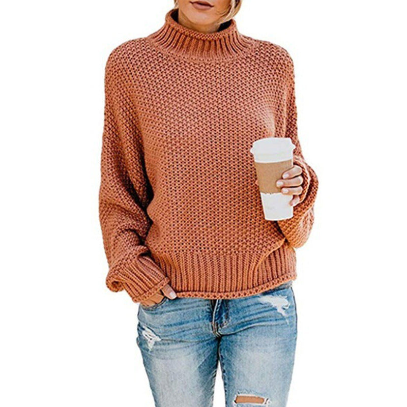 Women's Turtleneck Knit Sweater