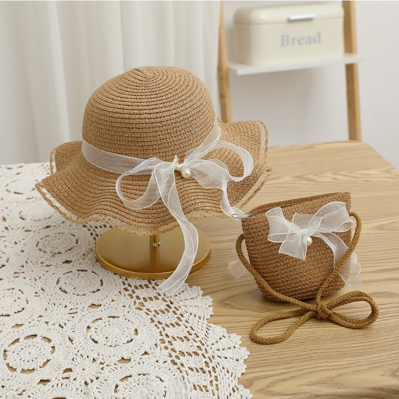 Children's Summer Straw Sun Hat